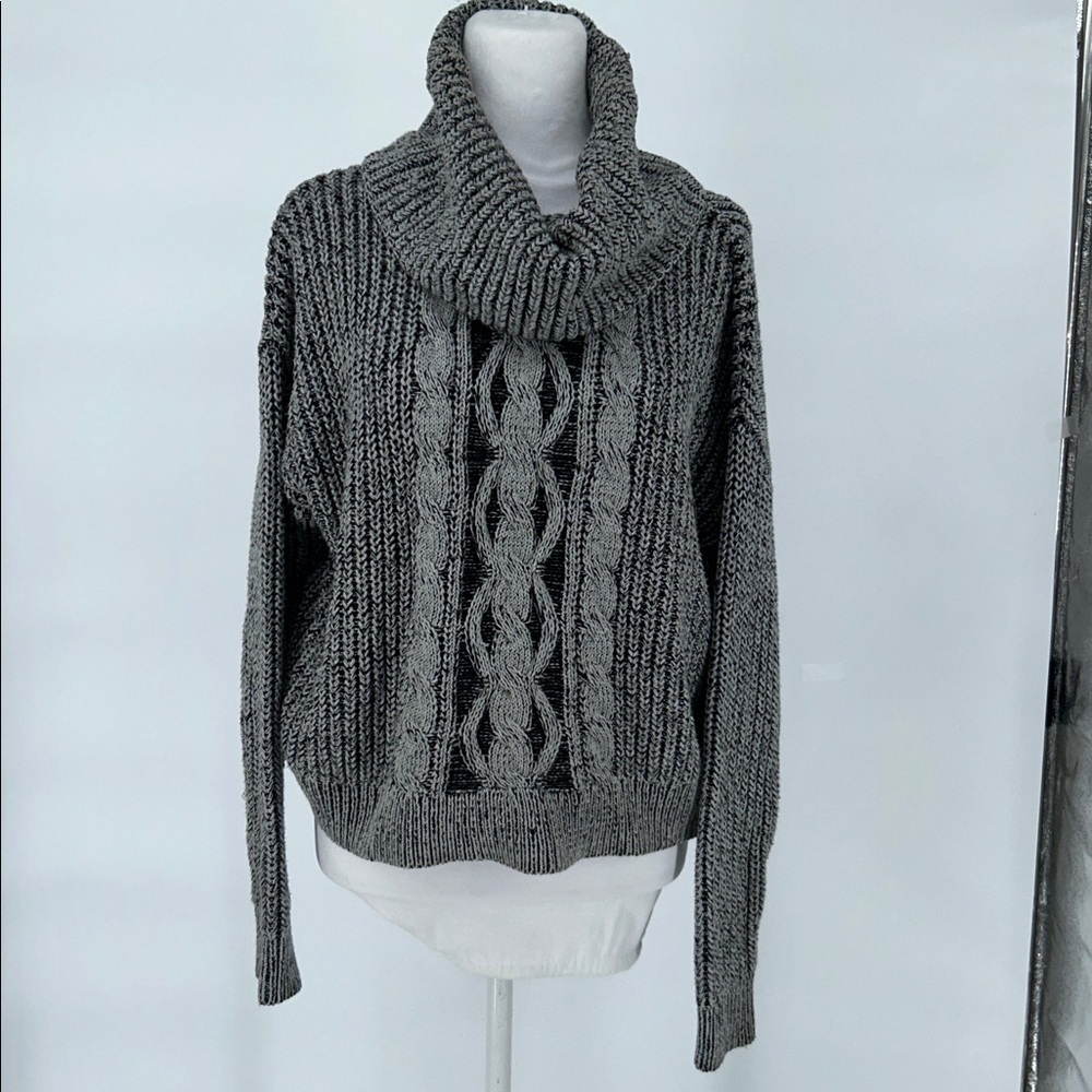 Bobi Black Women’s Knit Sweater COZY 100% COTTON SWEATER Size XS - Picture 3 of 11